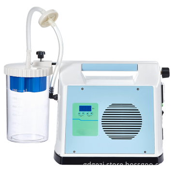 Portable PN-3000VSD30 Medical Suction Machine Manual Power Plastic and Steel Vacuum Suction Device